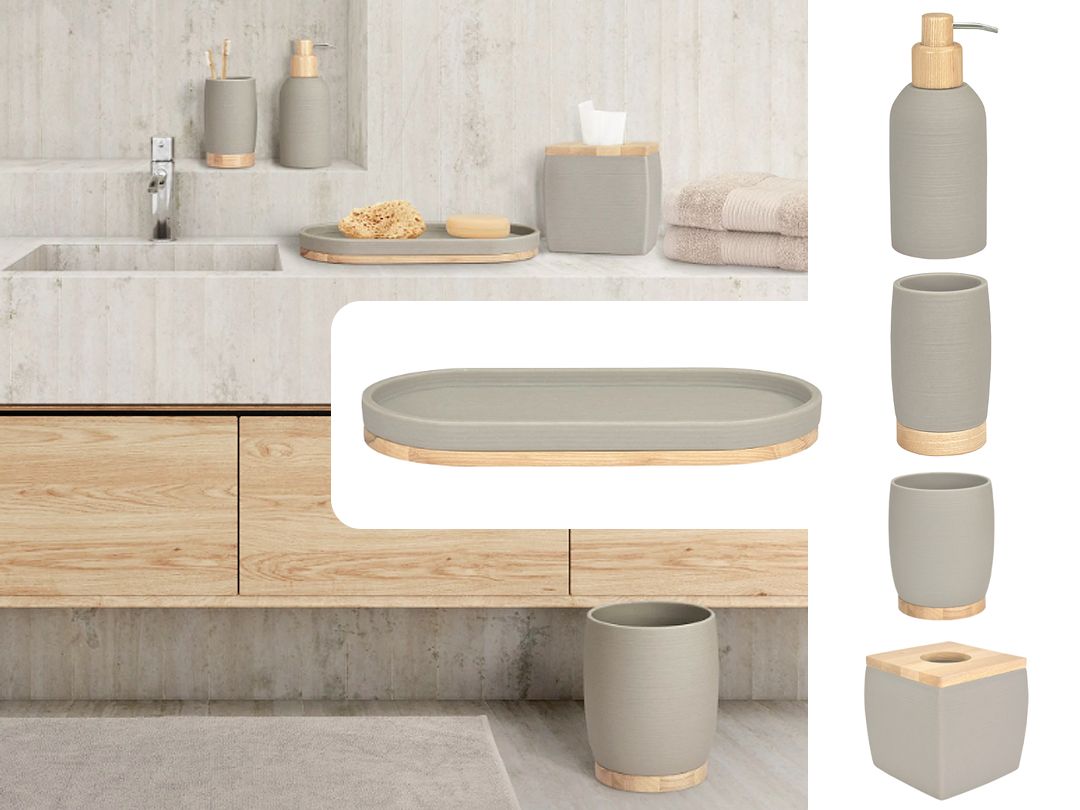 Modern Bath Accessory Set