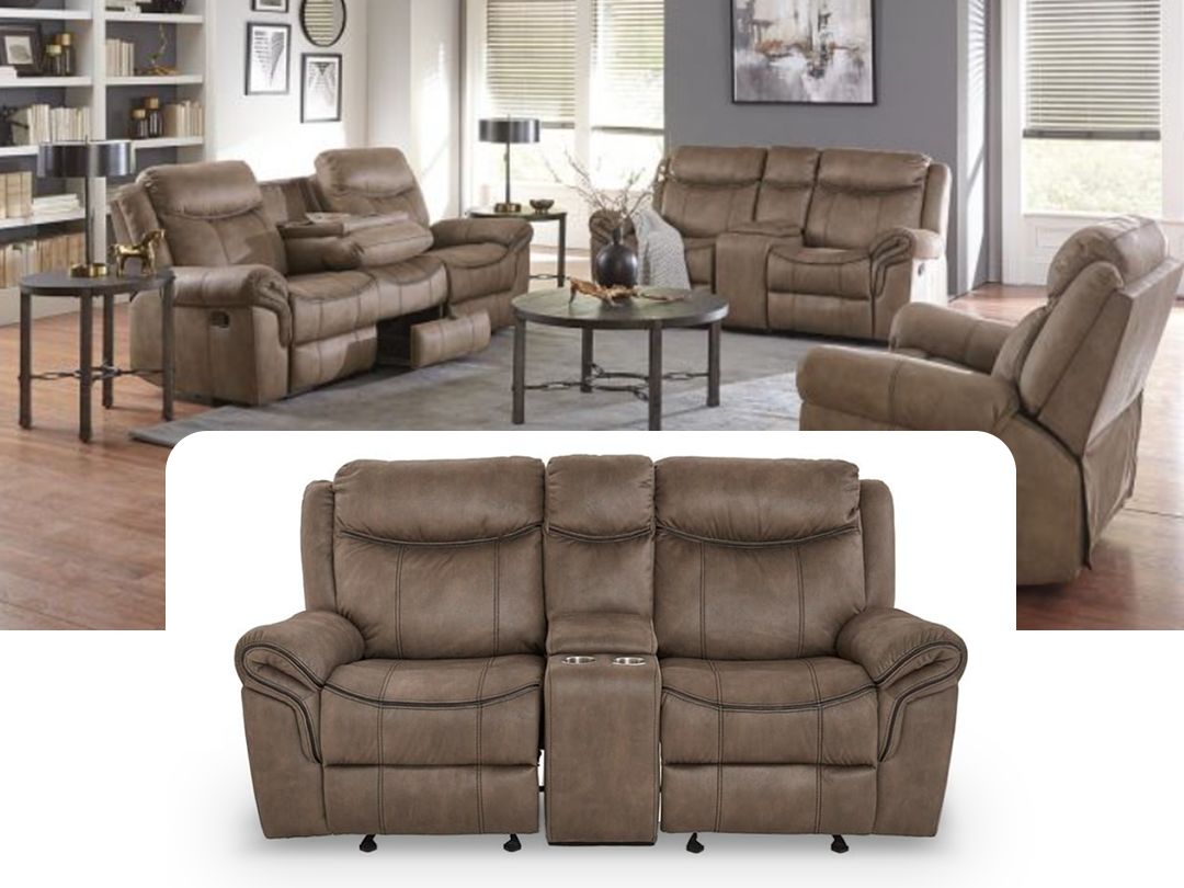 Mocha Reclining Loveseat