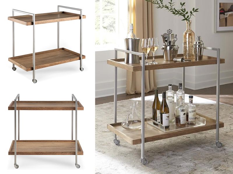Bar Cart on Wheels