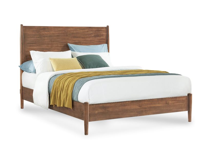 Cinnamon Mid-Century Modern King Bedroom Set