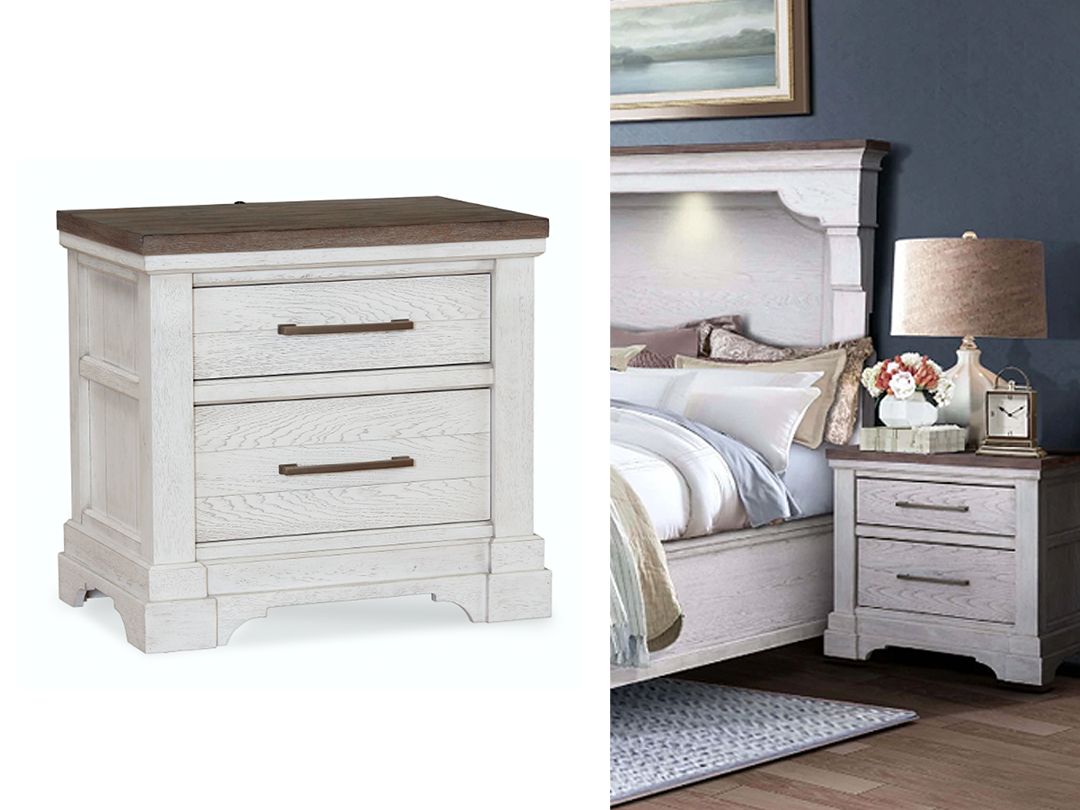 Hicor Nightstand, White