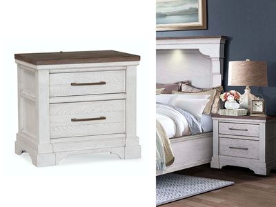Hicor Nightstand, White Hicor Nightstand, White
