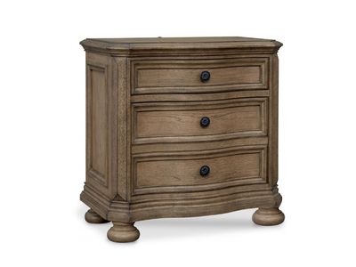 English Dovetail Nightstand, Wood