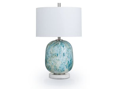 Azure Table Lamp, Shades of Blue
