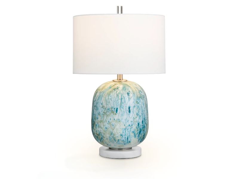 Azure Table Lamp, Shades of Blue
