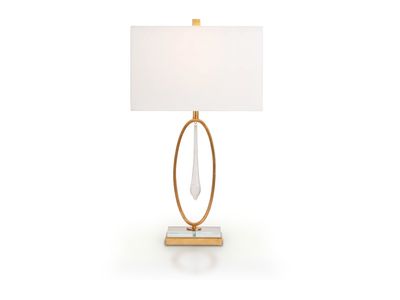 Teardrop Gold Table Lamp
