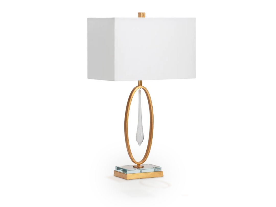 Teardrop Gold Table Lamp