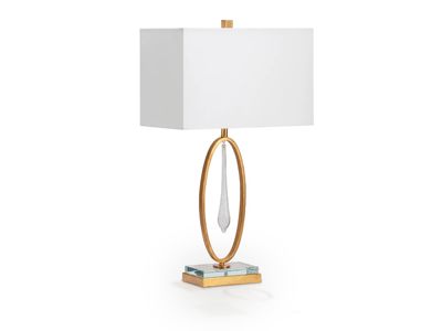Teardrop Gold Table Lamp