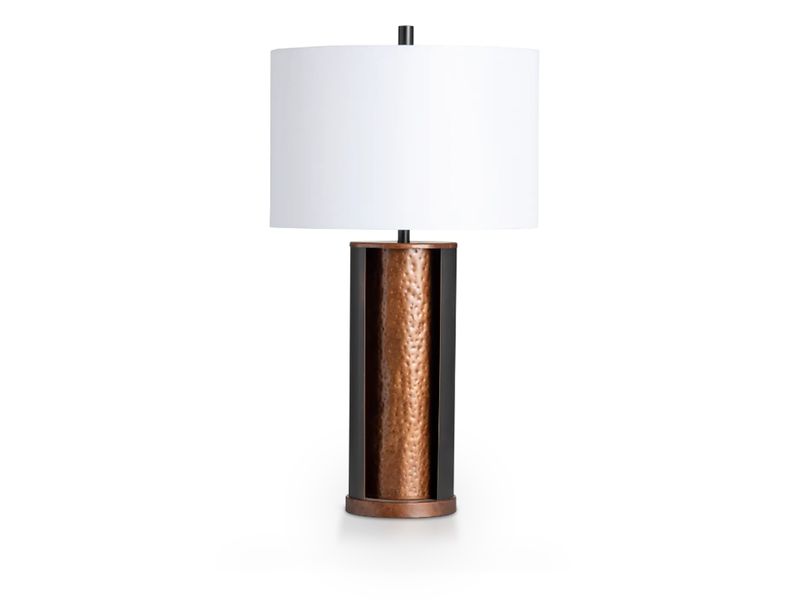 Retro-Industrial Bronze Table Lamp