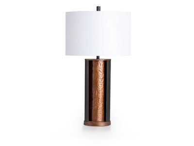 Retro-Industrial Bronze Table Lamp