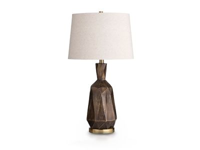 Bronze Hex Table Lamp