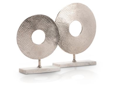 Silver Disc Sculpture