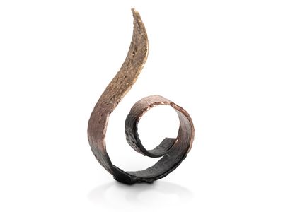 Bronze Wave Sculpture