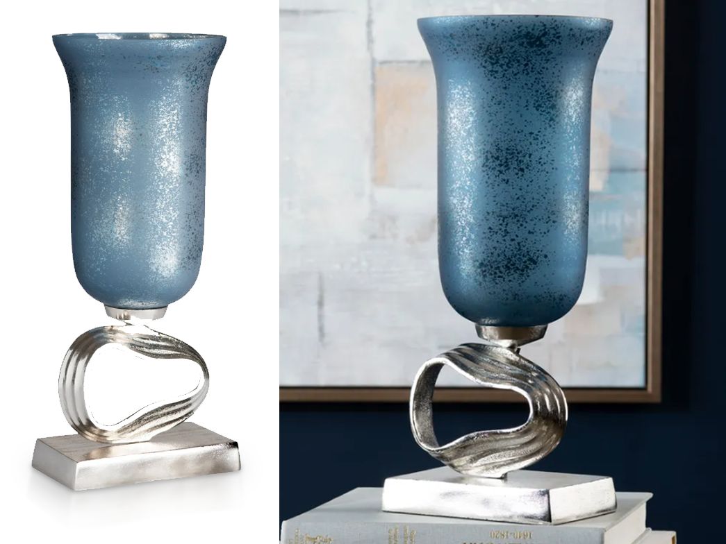 Cobalt Twist Vase