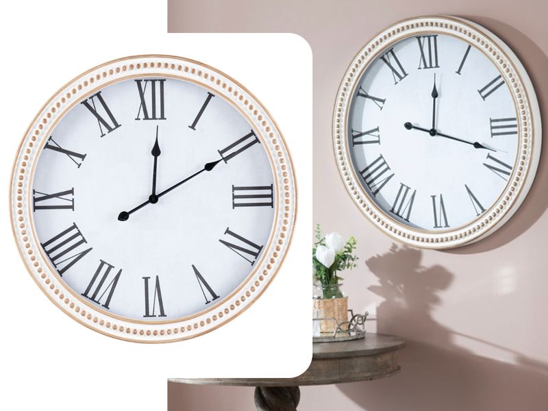 Classic Large Clock With Roman Numerals
