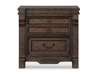 Grand Distressed 2-drawer Nightstand, Wood