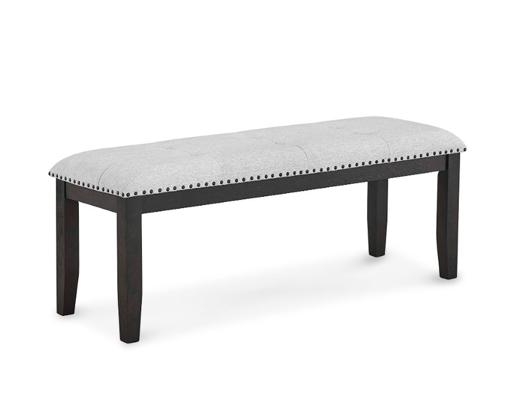 Fresh Dining Bench,  Off-White Upholstery