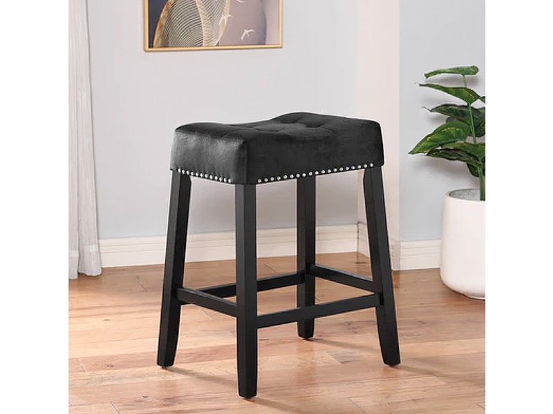 Saddle Black Counter Stool