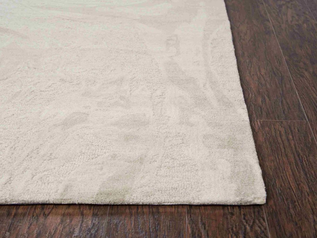 Sand Wave Wool Rug, Beige Tones Sand Wave Wool Rug, Beige Tones