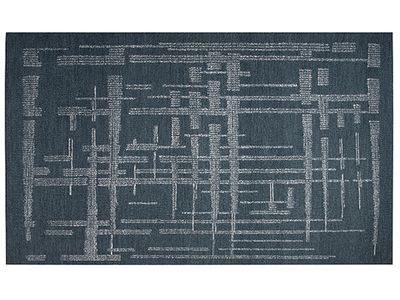 5 X 7.6 | Tufted Wool Rug, Blue