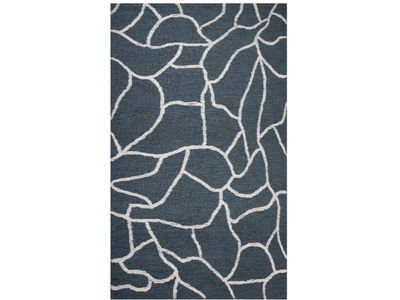 5 X 7.6 | Dynamic Wool Rug, Blue