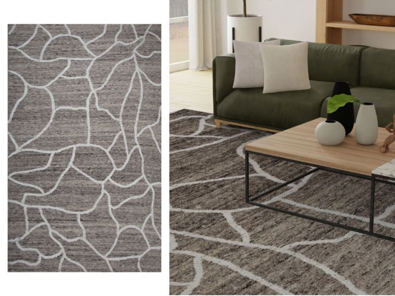 5 X 7.6 | Dynamic Wool Rug, Brown