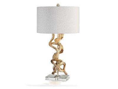 Twisted Vines Table Lamp, Gold