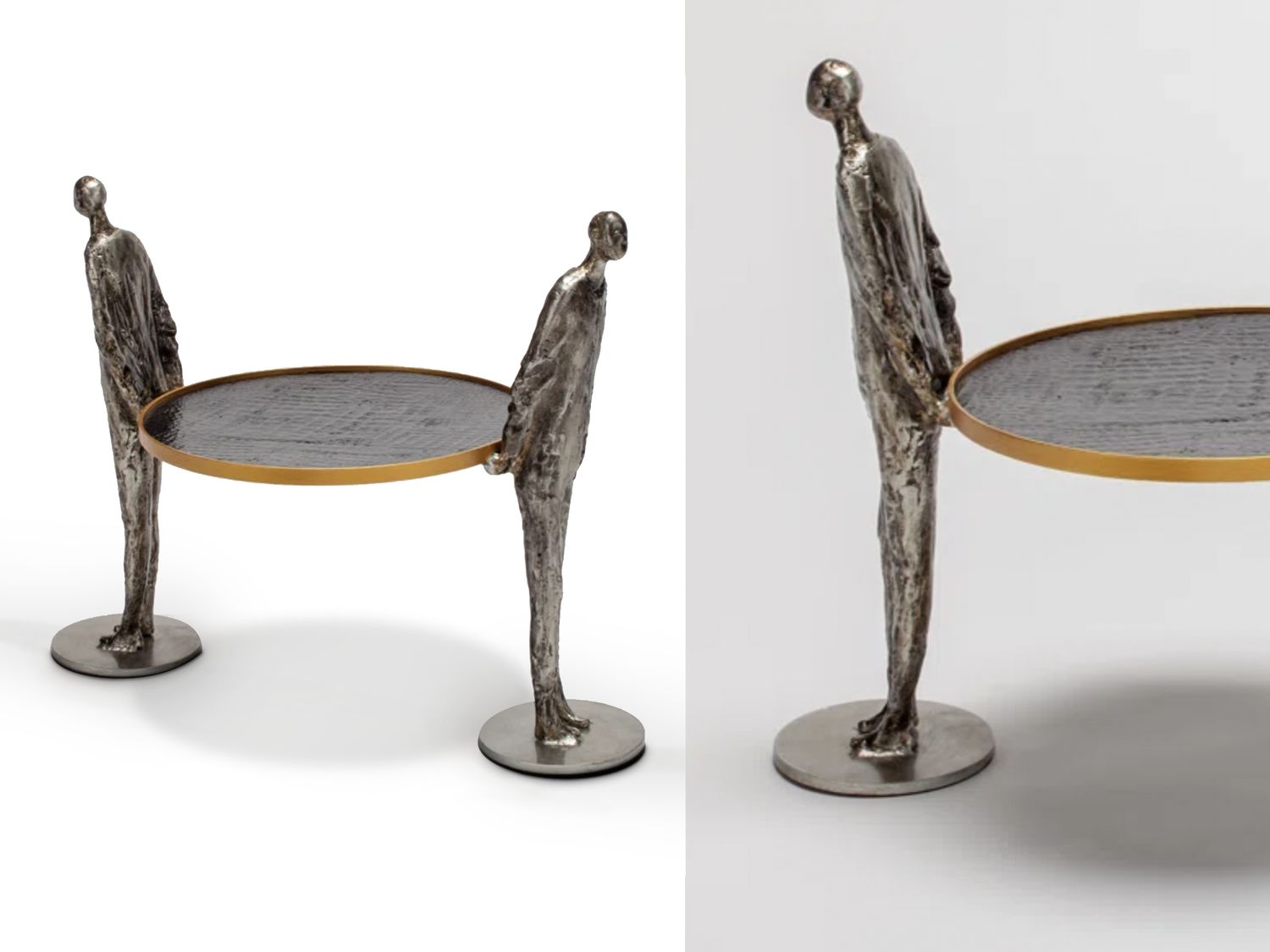 Hold On Sculpture, Metallic Finish Hold On Sculpture, Metallic Finish