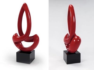 Pinnacle Sculpture, Red