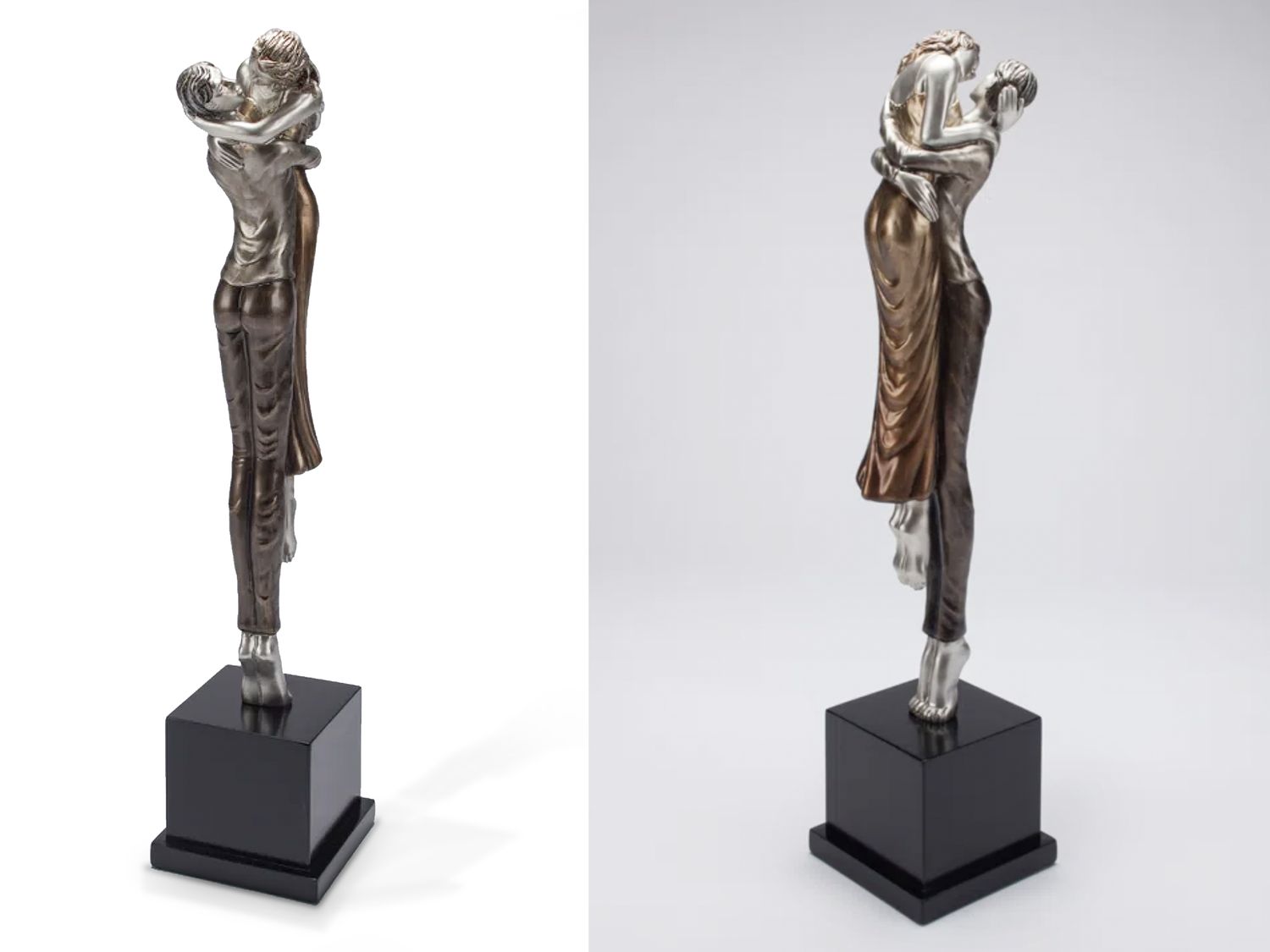 The Kiss Sculpture, Metallic