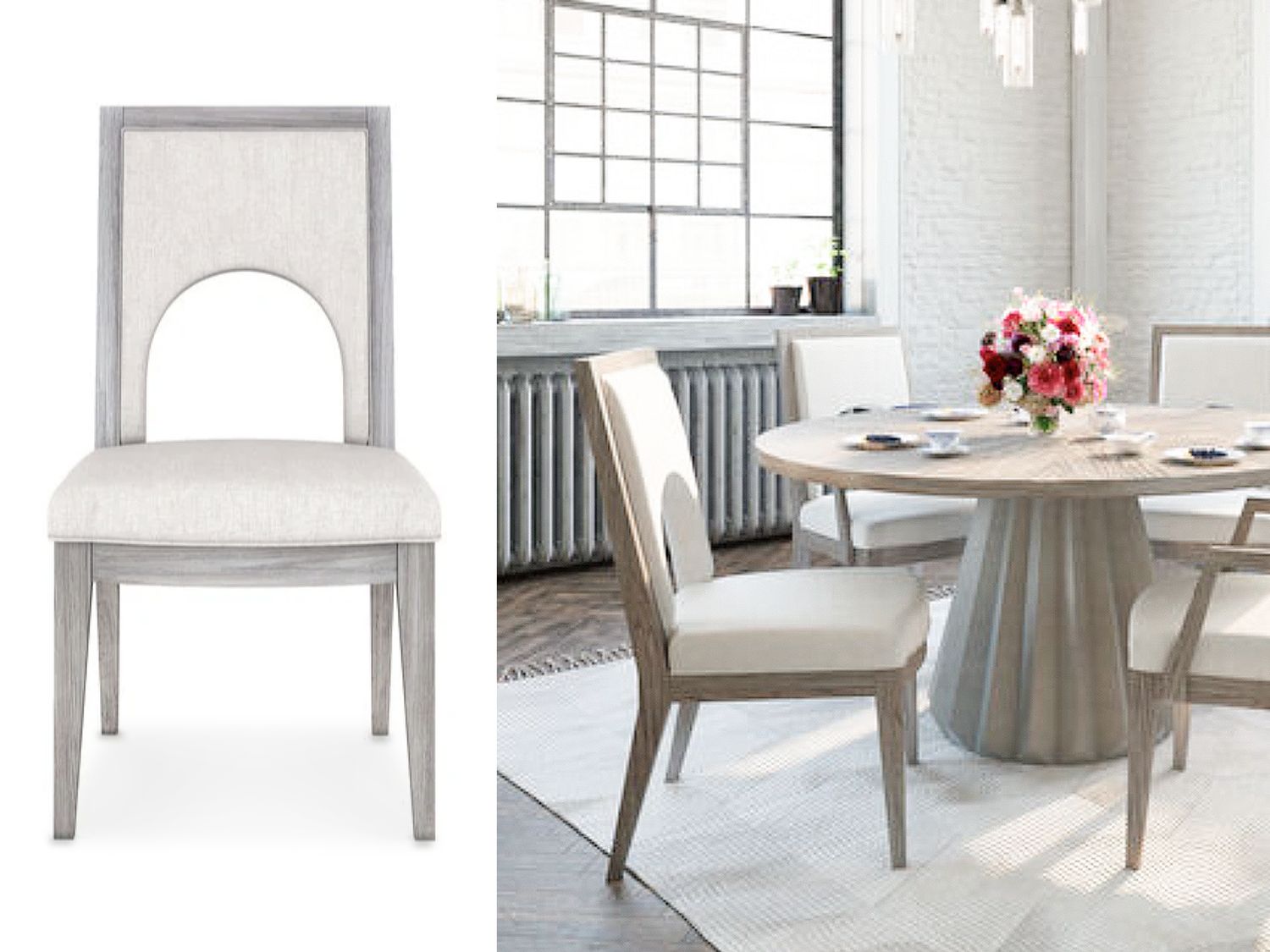 Striking Arched Side Chair