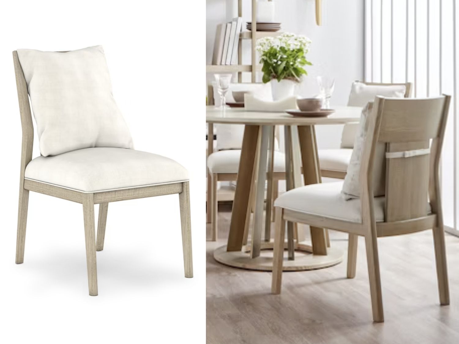 Sleek  Upholstered Side Chair