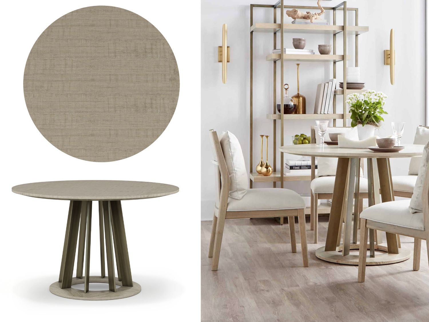 Wooden Round Dining Table