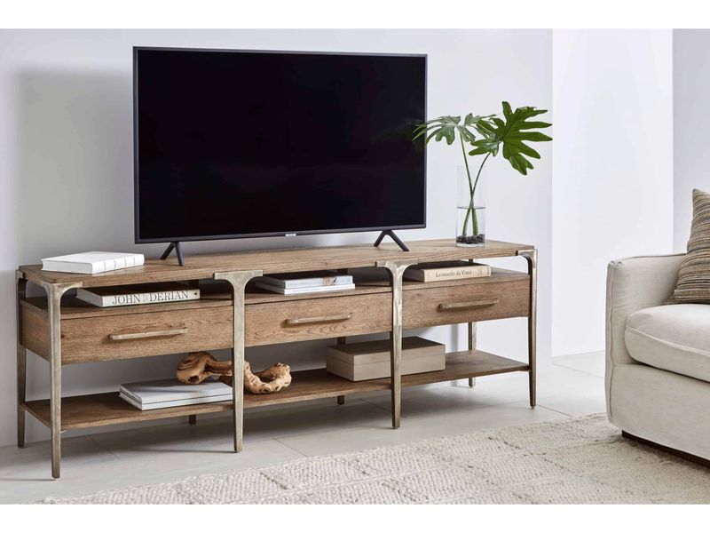 3 Drawer Contemporary  TV/Entertainment Stand/Console
