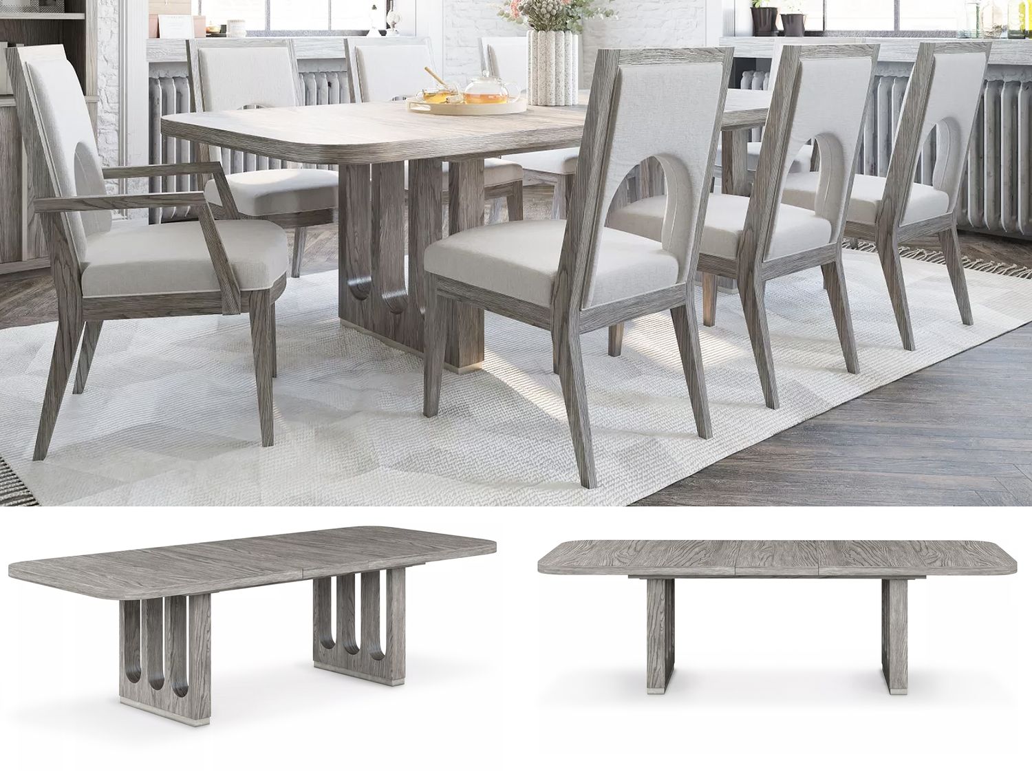 Structural Rectangular Dining Table Set