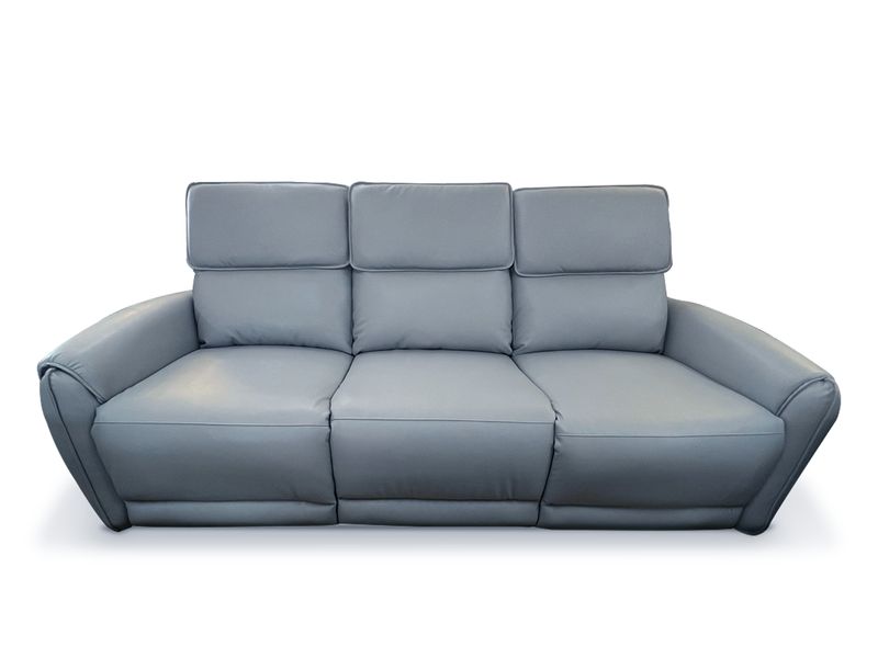 Plush Recliner Sofa or Loveseat, Smoke Blue
