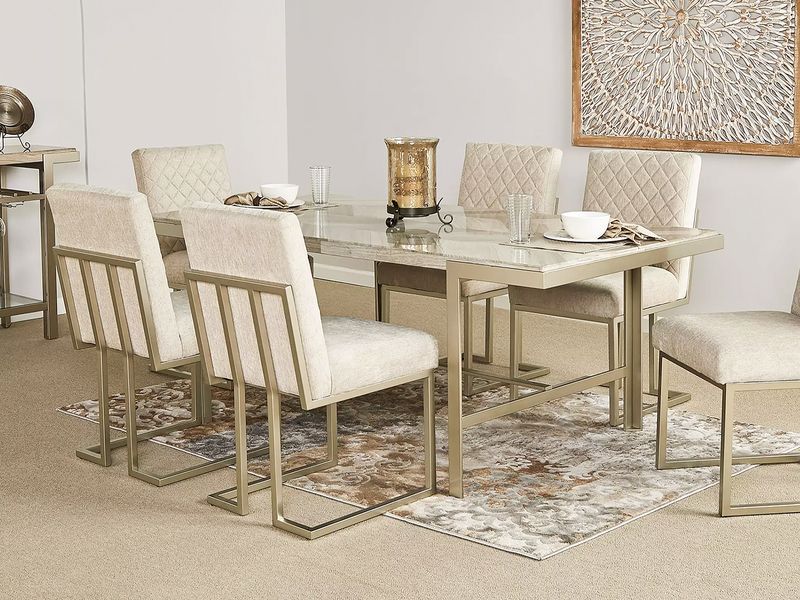 7pc Contemporary Dining Set