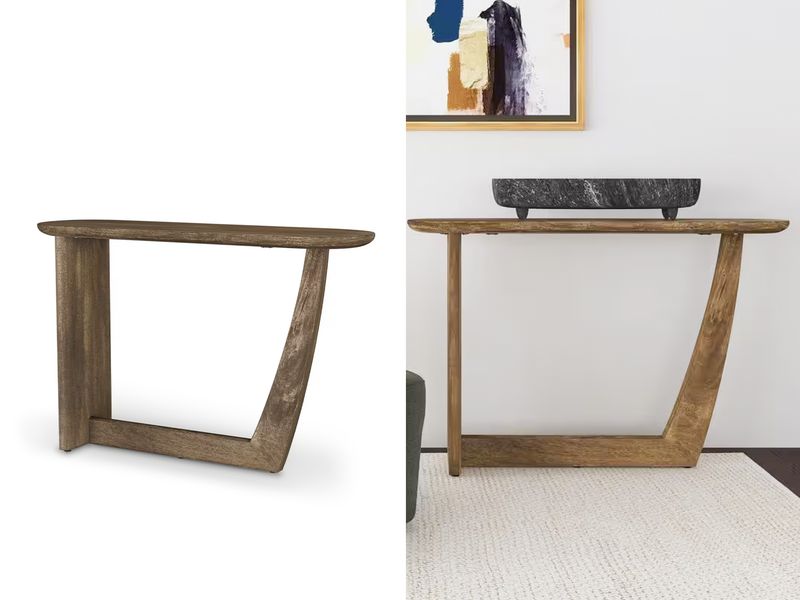 Mango Wood Console Table