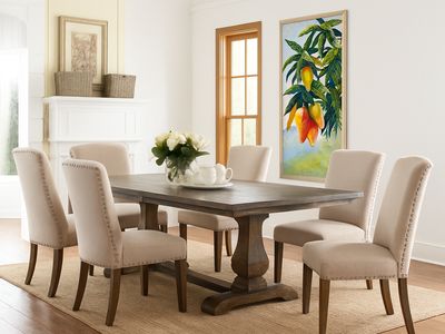 16" x 28" | Unique Still Life Painting by J.Taylor, "Mangoes", Framed, Acrylic on Canvas