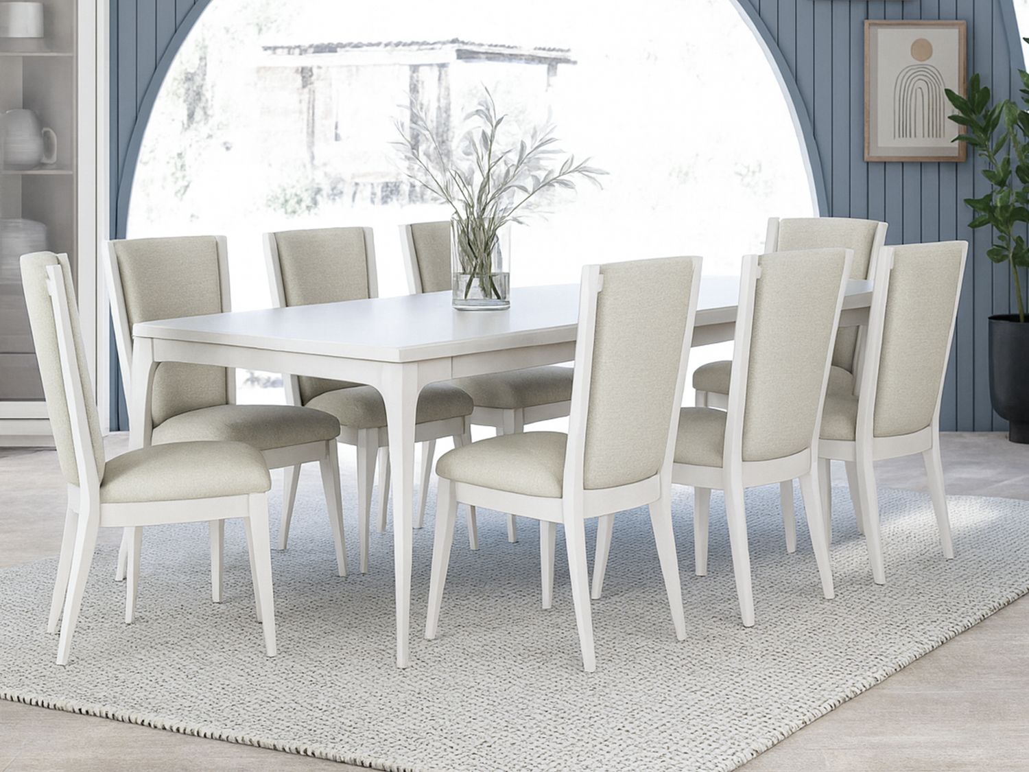 Graceful Cream Dining Set Graceful Cream Dining Set