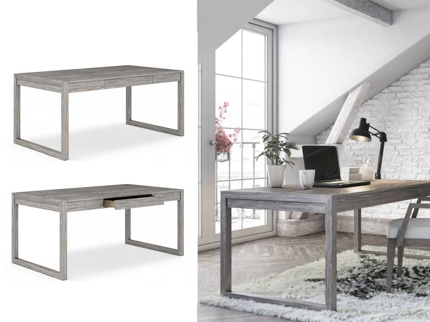 Modern Wooden Writing Desk Modern Wooden Writing Desk
