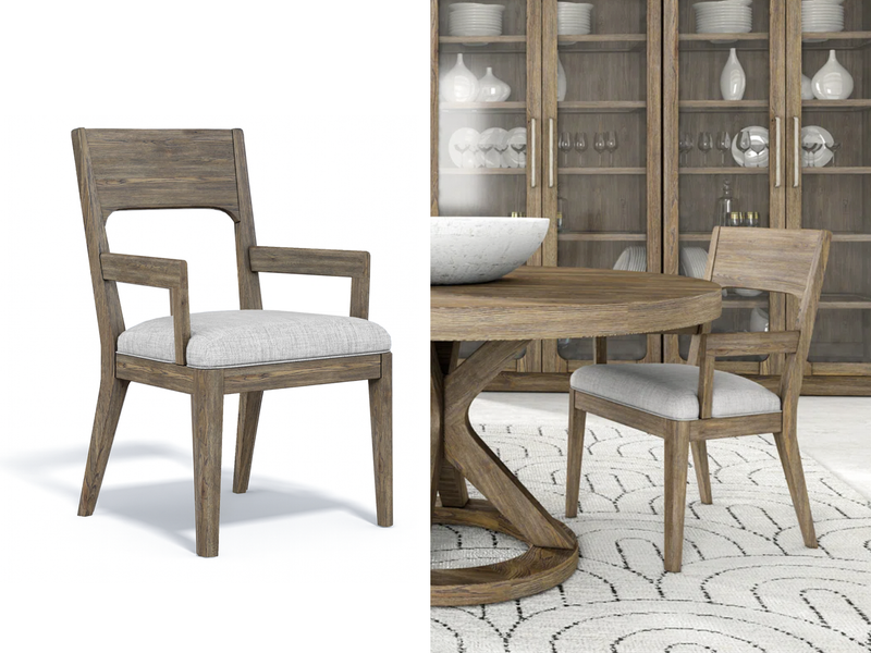 Oiled Oak Arm Chair