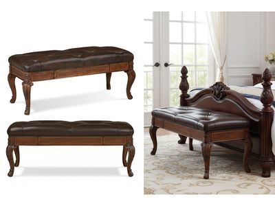 Classic Old World Storage Bench Classic Old World Storage Bench