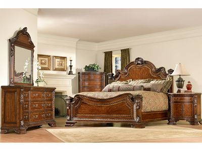 1 Drawer Old World Nightstand