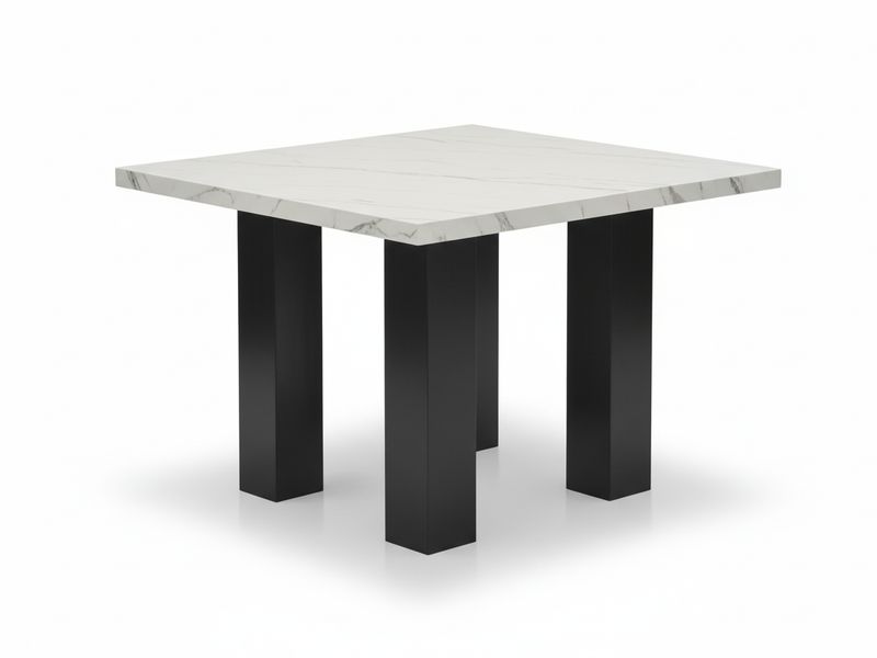 5 pc Sleek Modern Living Dining Set