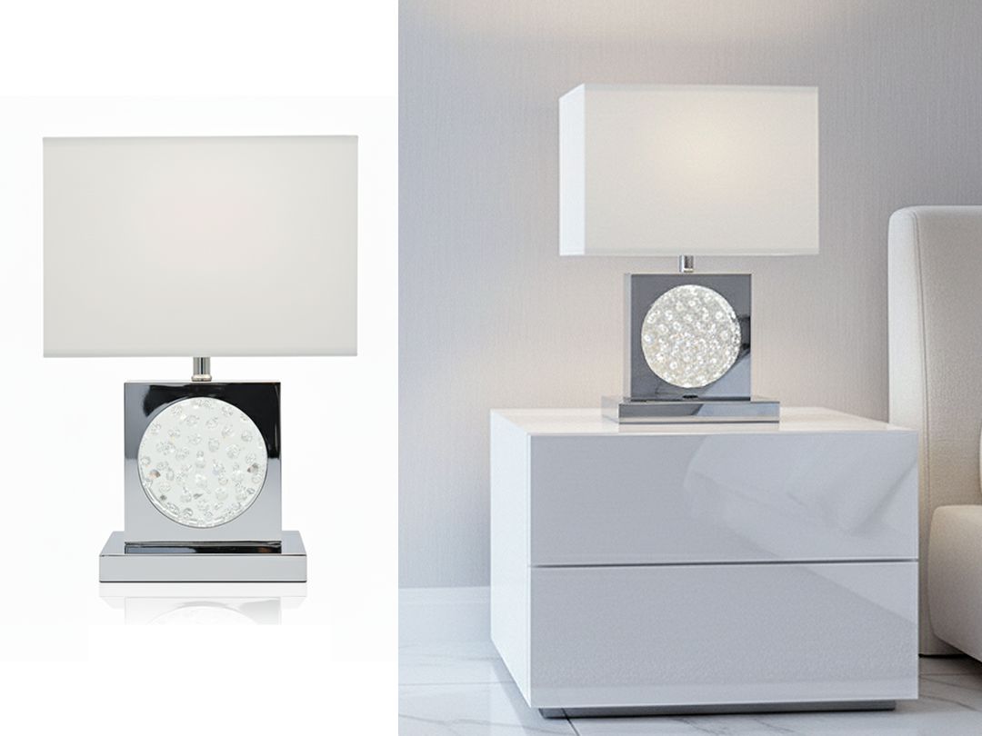 Glamour Chrome Table Lamp