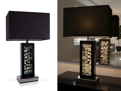 Chic Black Bubble Table Lamp Chic Black Bubble Table Lamp