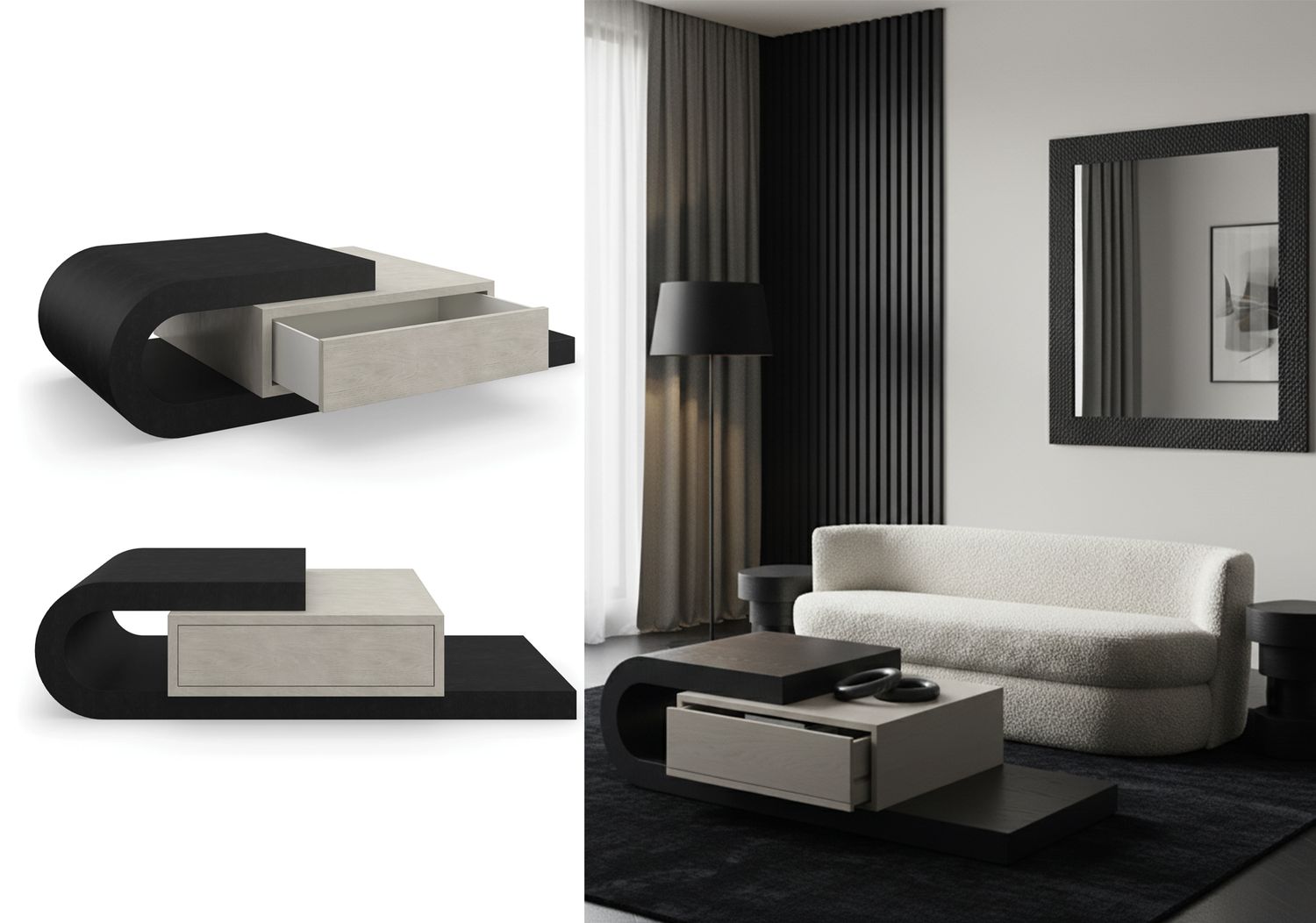 Artful Cocktail Table