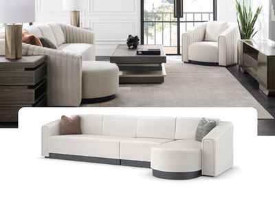 Urban Cloud 4PC Sectional, White