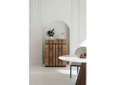 Spalted Bar Cabinet, Wood